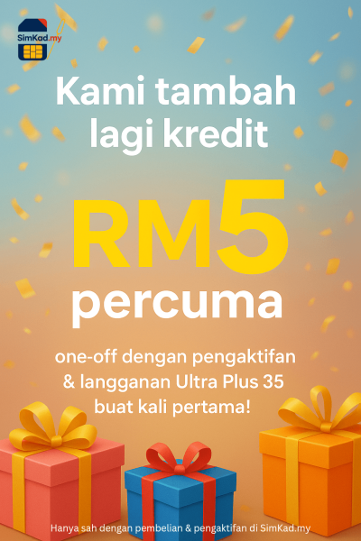 rm5percuma kredit rm5 percuma